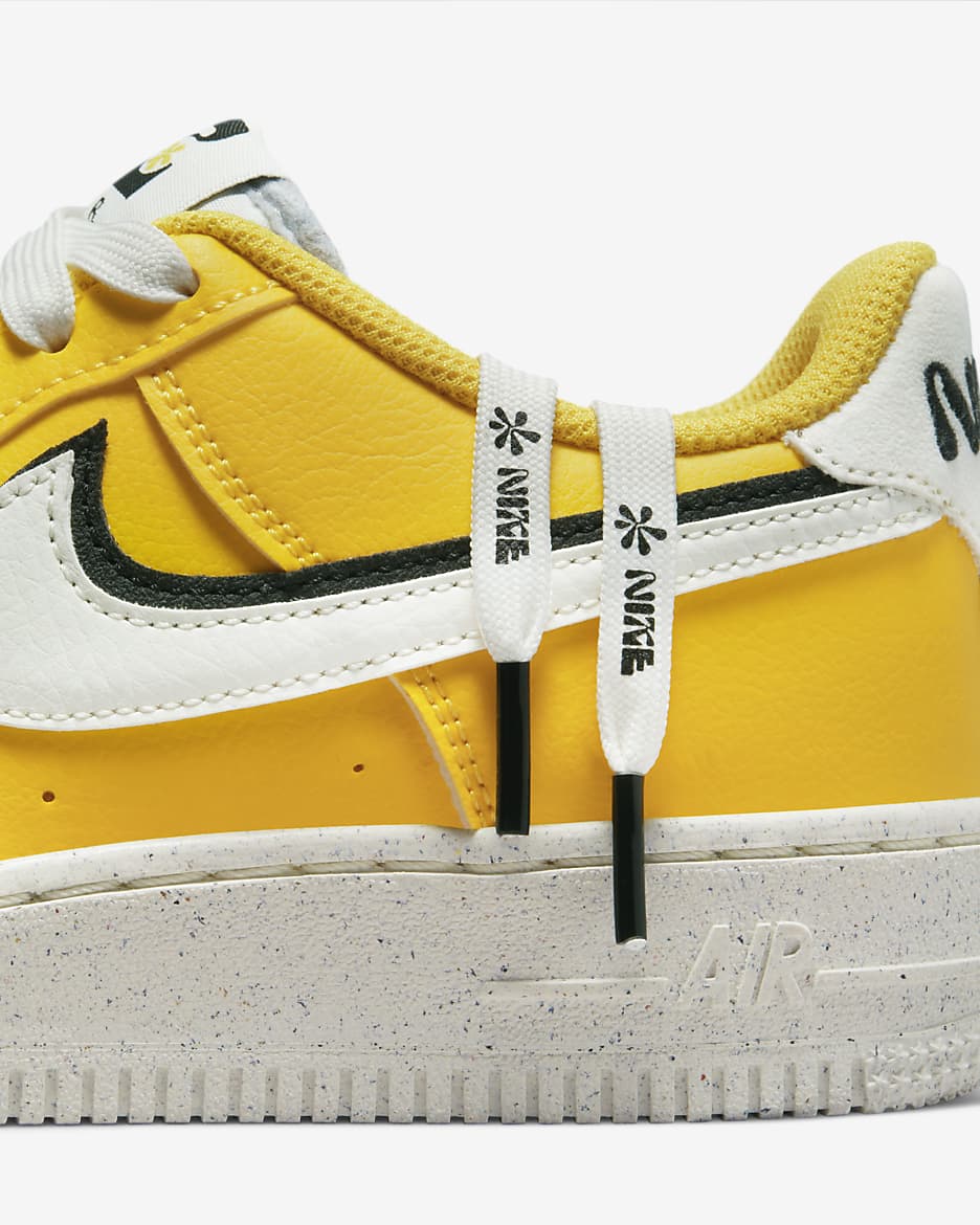 Nike Air buy Force 1 Yellow 5.5Y Womens 7 Shoes Sneakers